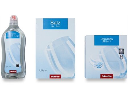 Miele Spülmittel-Set Klarspüler/60Tabs/1,5kg Regeneriers