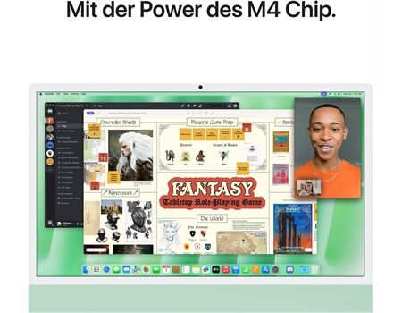 Apple iMac 24" M4 256GB TiD 10GPU grün