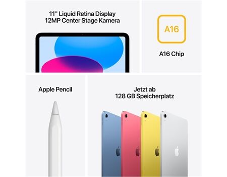 Apple iPad 11.Gen 128GB Blau 5G