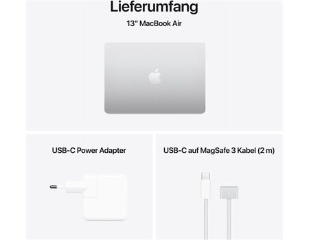 Apple MacBook Air 13,6" M4 512GB 16GB Silber