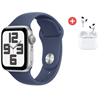Apple Watch SE 40mm silber (S/M)+Airpods 3.Gen