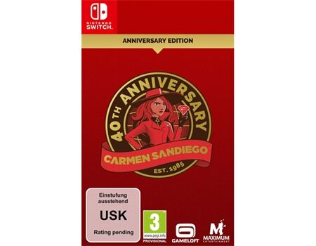 Nintendo Switch Carmen Sandiego: 40th Anniversary Edition