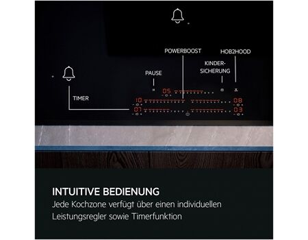 AEG TII84B00FZ** SaphirMatt-Oberfläche 80cm