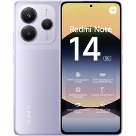 XIAOMI Redmi Note 14 5G EU (8GB+256GB) lavender purple XIAOMI Redmi Note 14 5G EU (8GB+256GB) lavender purple