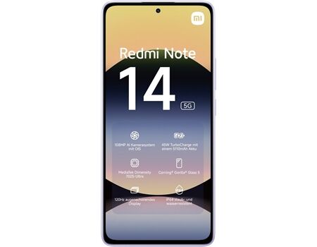 XIAOMI Redmi Note 14 5G EU (8GB+256GB) lavender purple