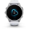 GARMIN fenix 8 (43mm) steinweiß/silber