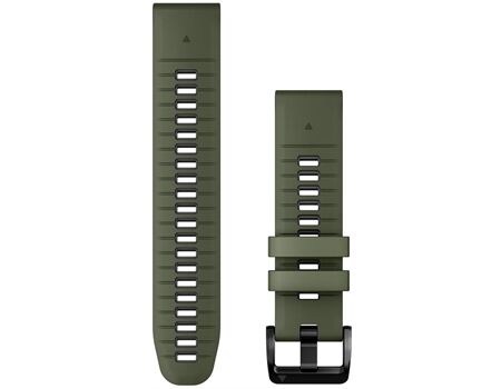 GARMIN QuickFit Silikonarmband (22mm) moosgrün/graphit