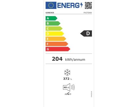 Gorenje FH37DAW 372 Liter/ EEK: D