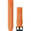 GARMIN QuickFit Silikonarmband (22mm) orange/schiefergrau