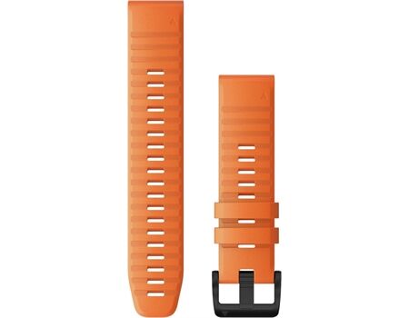 GARMIN QuickFit Silikonarmband (22mm) orange/schiefergrau