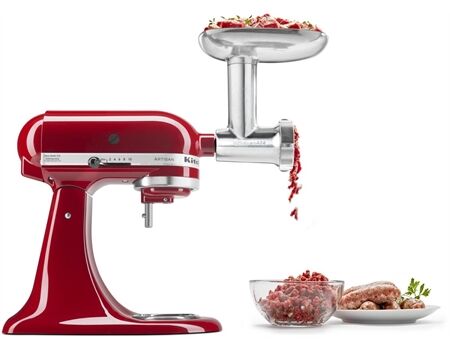 Kitchen-Aid 5KSMMGA Fleischwolf Ganzmetall