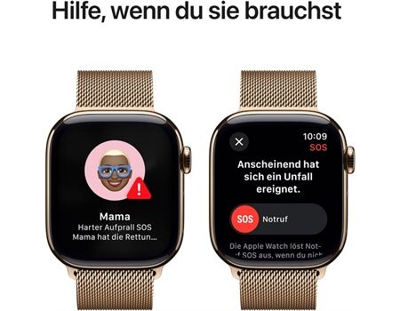 Apple Watch Series 10 EUR (42mm) GPS+4G MA gold/gold