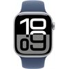 Apple Watch Series 10 EUR (42mm) GPS S/M silber/denim