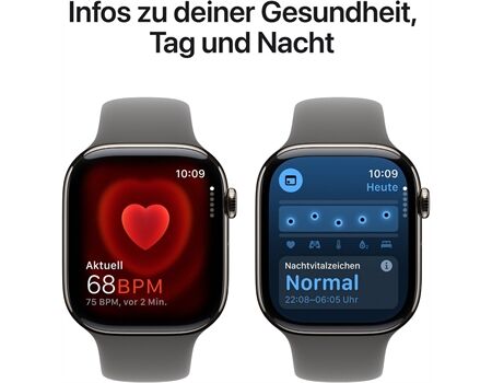 Apple Watch Series 10 EUR (46mm) GPS+4G M/L natur/steing