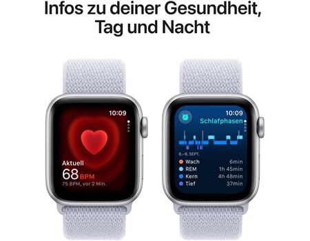 Apple Watch SE EUR (40mm) GPS SL silber/blaue wolke