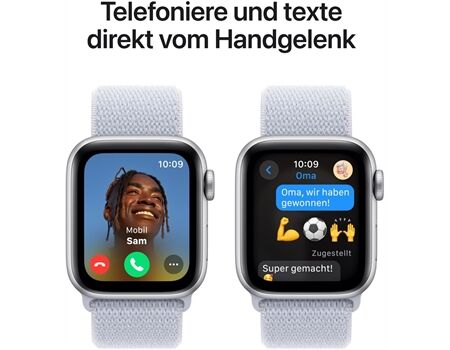 Apple Watch SE EUR (40mm) GPS SL silber/blaue wolke