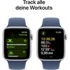 Apple Watch SE EUR (44mm) GPS S/M silber/denim