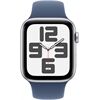 Apple Watch SE EUR (44mm) GPS S/M silber/denim