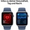 Apple Watch SE EUR (44mm) GPS S/M silber/denim
