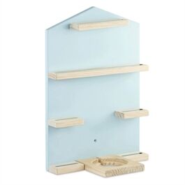 Hama Universal Holzregal Haus blau für Tonies