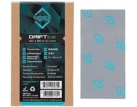 Diverse Iceberg Thermal Drift ICE 40mm X 80mm x1mm