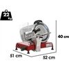 BERKEL B-Ware Red Line 250 Red Matte