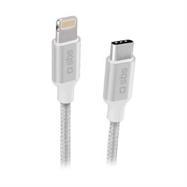 SBS USB Type-C > Lightning Kabel (1m) TECABLELIGTC1BW