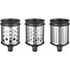 Kitchen-Aid 5KSMEMVSC Raspel-Reibenpaket (3er Set) für 5KSMVSA