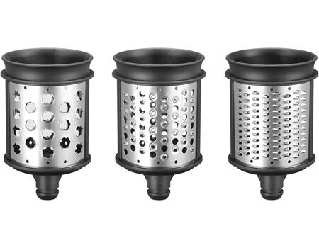 Kitchen-Aid 5KSMEMVSC Raspel-Reibenpaket (3er Set) für 5KSMVSA