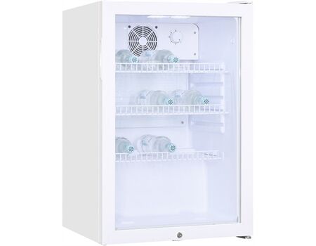 Exquisit GKS 120-GT-160C Getränkekühlschrank mit Glasfront