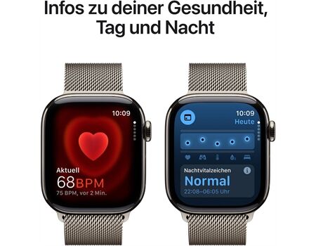 Apple Watch Series 10 EUR (42mm) GPS+4G MA natur/natur