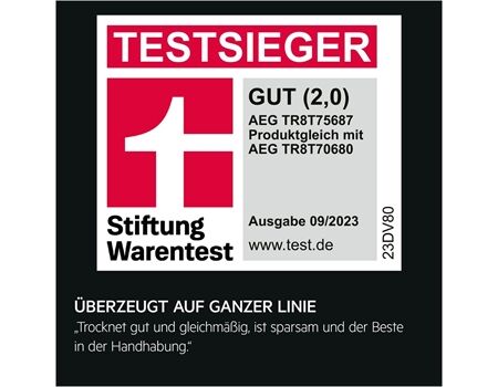 AEG Lavatherm TR8T75687 8kg/EEK: C