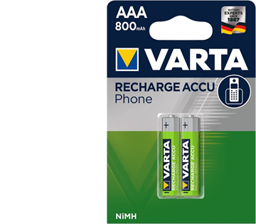 Varta AKKU Phone 2er 800 AAA