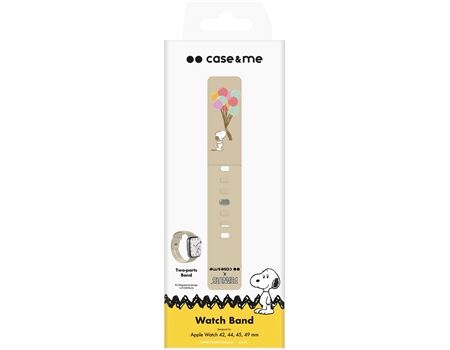 case&me Apple Watch42/44/45/49 Peanuts beige CMPNUTSAWATCH