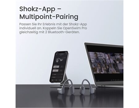 Shokz OpenSwim Pro grau
