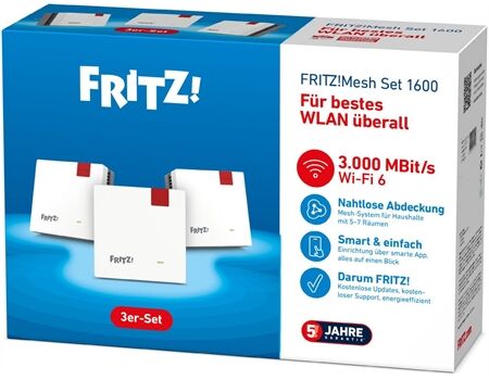 AVM FRITZ!Mesh Set 1600 (3er Pack)