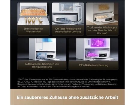 dreame Aqua 10 Ultra Track Complete 25.000 Pa weiss