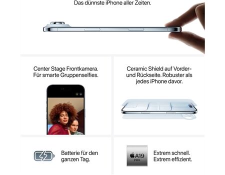 Apple iPhone Air DE (256GB) himmelblau