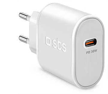 SBS USB Type-C Wall Charger (30W) weiss TETR1CPD30