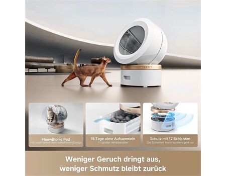 dreame Mova LR10 Prime intelligente Katzentoilette