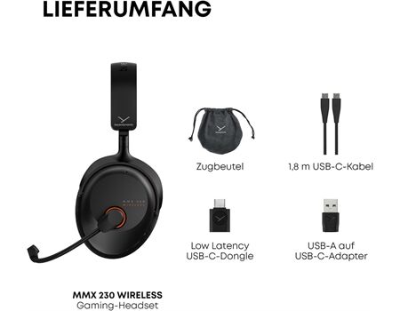 Beyerdynamic MMX 230, Schwarz