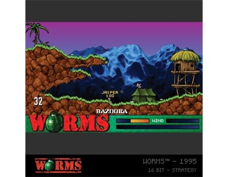EVERCADE Worms Cartridge 1