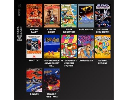 EVERCADE Data East Arcade Collection 2