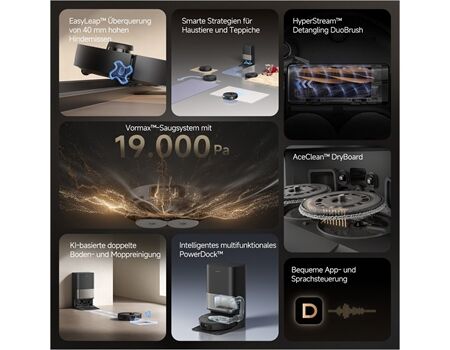 dreame L40s Pro Ultra 19.000 Pa schwarz