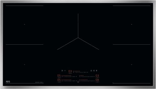 AEG TK95IN08UB Schwarz, Edelstahl Integriert 89 cm Zonen-Induktionskochfeld 5 Zone(n)