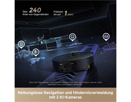 dreame Aqua 10 Ultra Track Complete 25.000 Pa schwarz