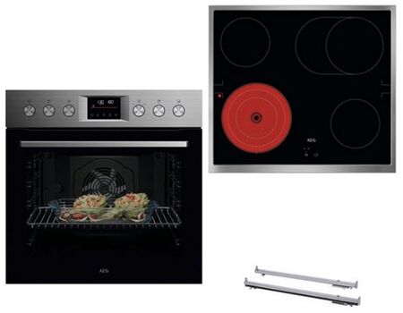 AEG FHHS25M11 Pyrolyse/Edelstahl/Dreikreis- Bräterzone