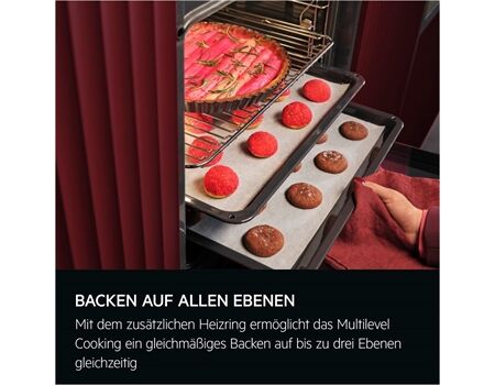 AEG FHHS25M11 Pyrolyse/Edelstahl/Dreikreis- Bräterzone