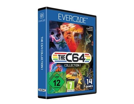 EVERCADE The C64 Collection 1 Cartridge 1 - Blue Collection