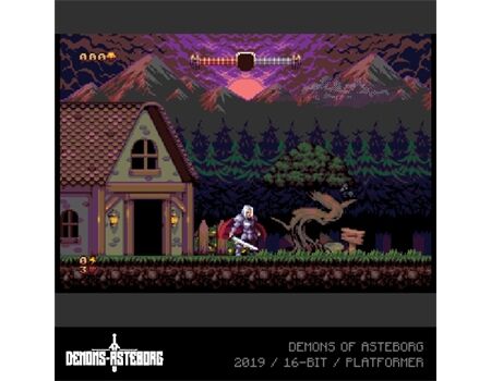 EVERCADE Demons of Asteborg / Astebros Cartridge